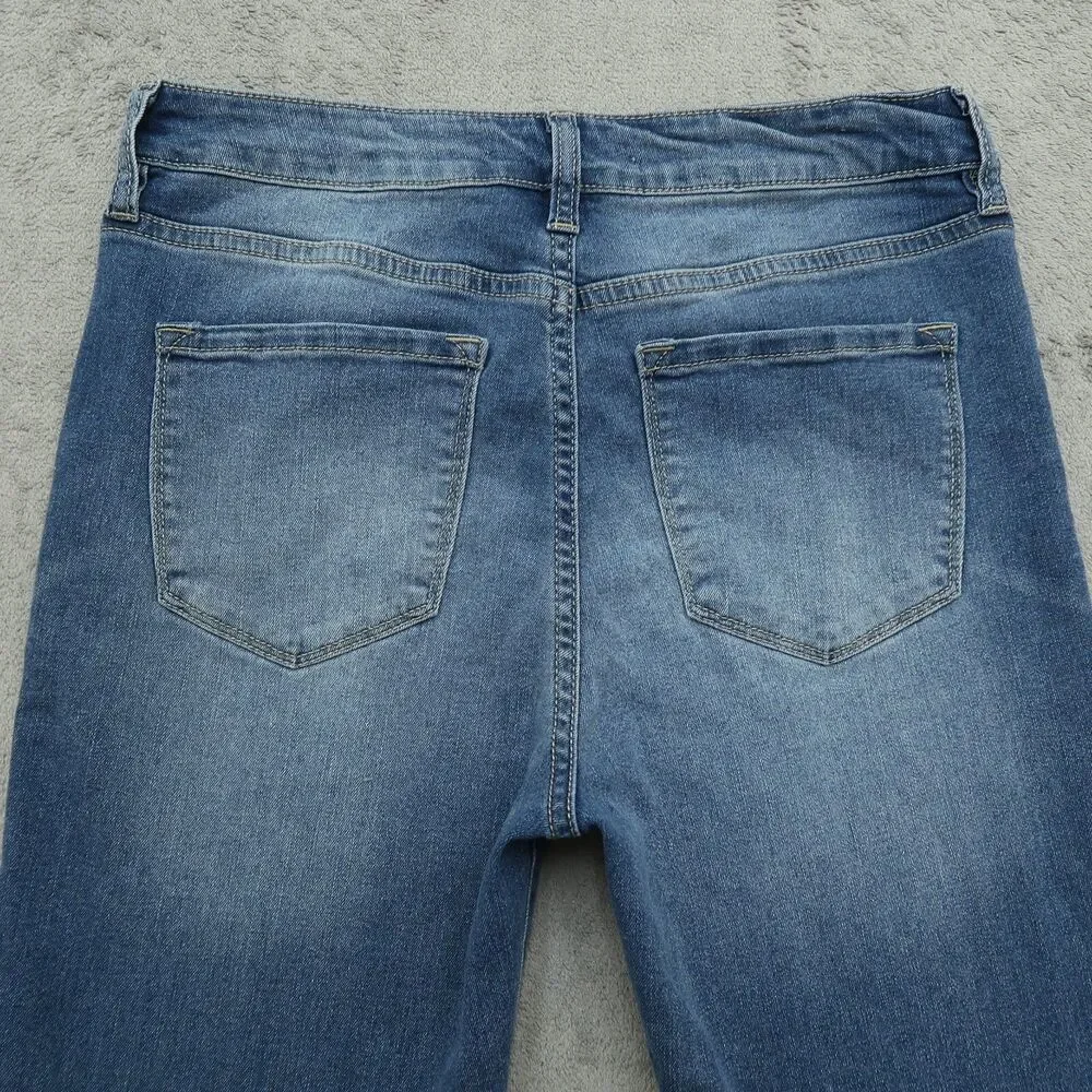 KanCan Jeans Junior's Size 9 Blue Mid-Rise Skinny Denim Pants 29